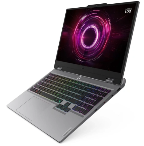 Ноутбук Lenovo LOQ 15AHP10 (83JG003EPB) (15.6 &amp;quot;, Ryzen 7 250 3.3 ГГц, 8 ядер, 16 Гб DDR5, 512 Гб SSD, GeForce RTX 5050, Windows 11 Home), Серый в Кирове
