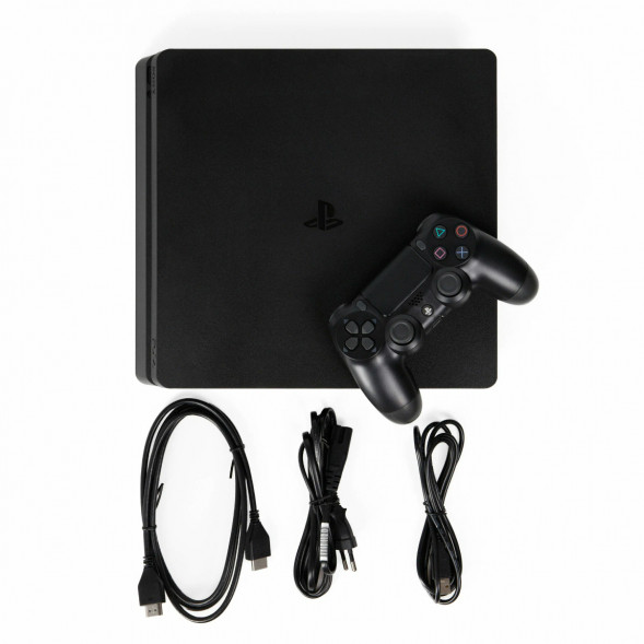 Игровая приставка Sony PlayStation 4 Slim 1TB black в Кирове