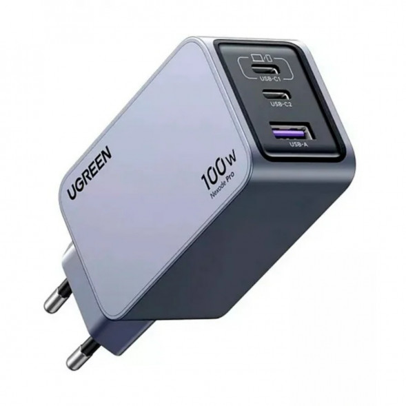 Сетевое зарядное устройство Ugreen GaN 100W USB-A + 2USB-C в Кирове