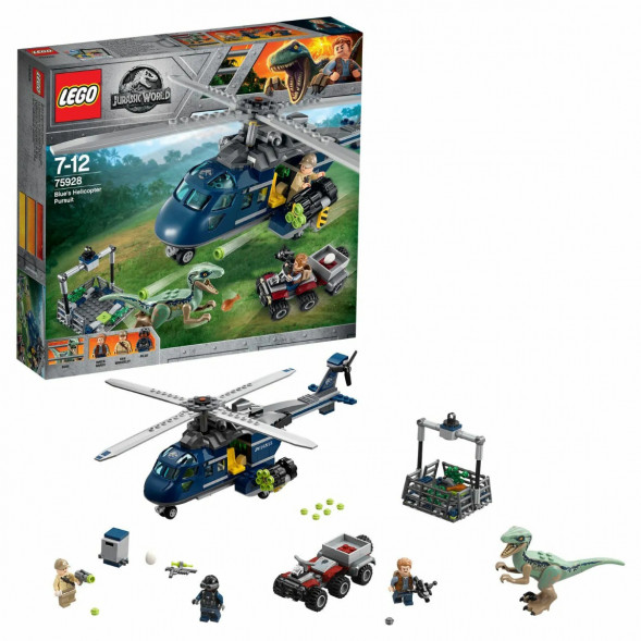 Конструктор LEGO Jurassic World 75928 Погоня за Блю на вертолёте  в Кирове
