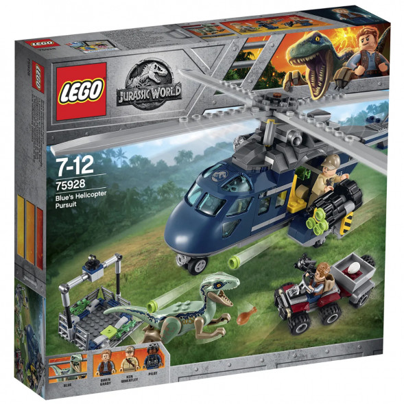 Конструктор LEGO Jurassic World 75928 Погоня за Блю на вертолёте  в Кирове
