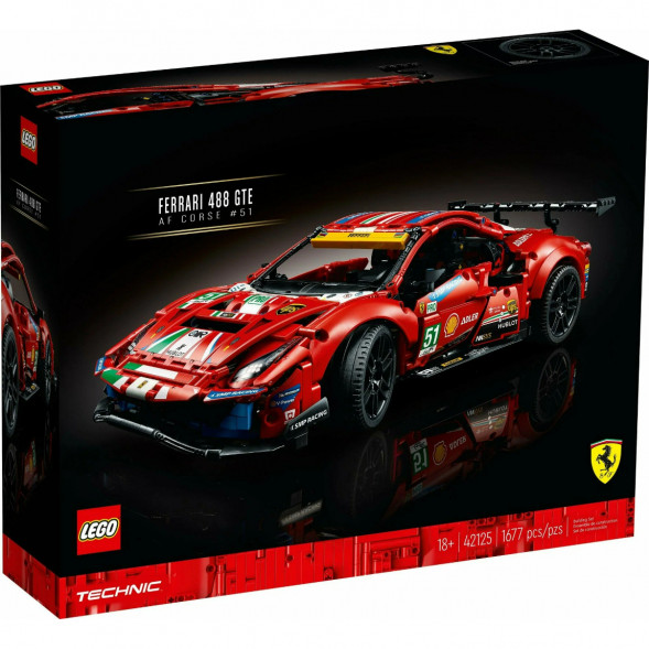 Конструктор LEGO Technic 42125 Ferrari 488 GTE &amp;quot;AF Corse #51&amp;quot; в Кирове