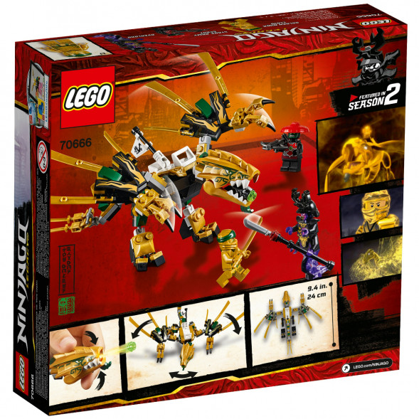 Конструктор LEGO Ninjago 70666 Золотой Дракон в Кирове
