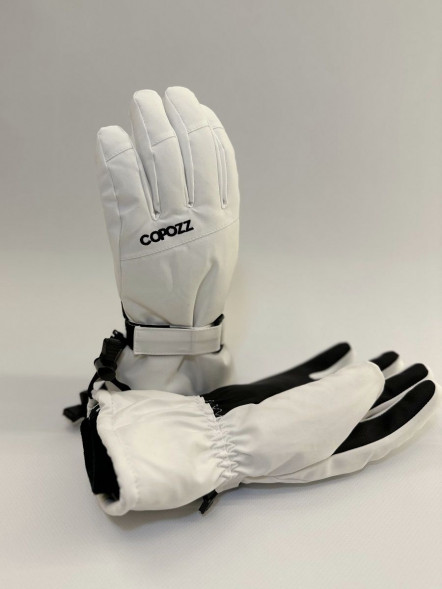 Перчатки горнолыжные сноубордические Copozz (белый, L) в Кирове