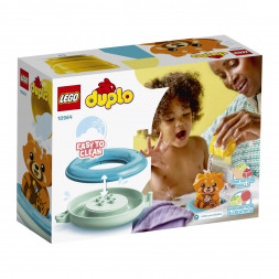 Конструктор LEGO DUPLO 10964 Приключения в ванной: Красная панда на плоту
