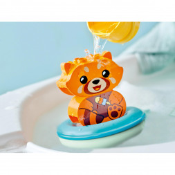 Конструктор LEGO DUPLO 10964 Приключения в ванной: Красная панда на плоту