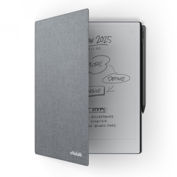 Графический планшет reMarkable 2 со стилусом Marker Plus и чехлом Book Folio серый (RM114) в Кирове