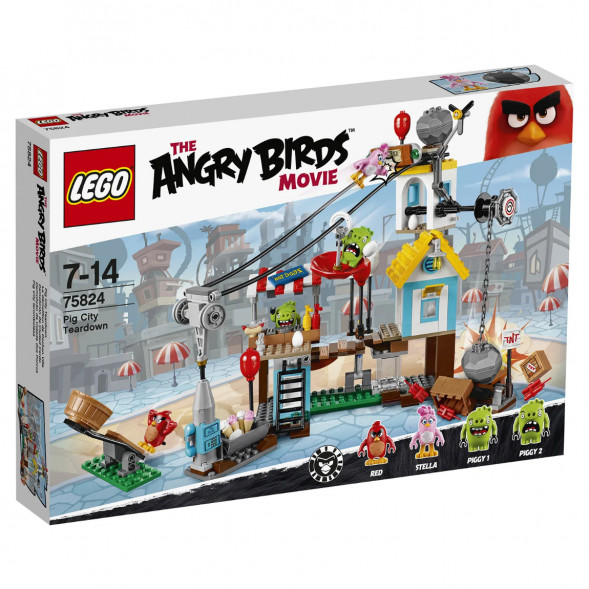 Конструктор LEGO Angry Birds 75824 Разгром Свинограда в Кирове