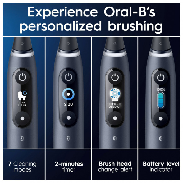 Электрическая зубная щетка Oral-B iO Series 9s (387071), Black Onyx в Кирове
