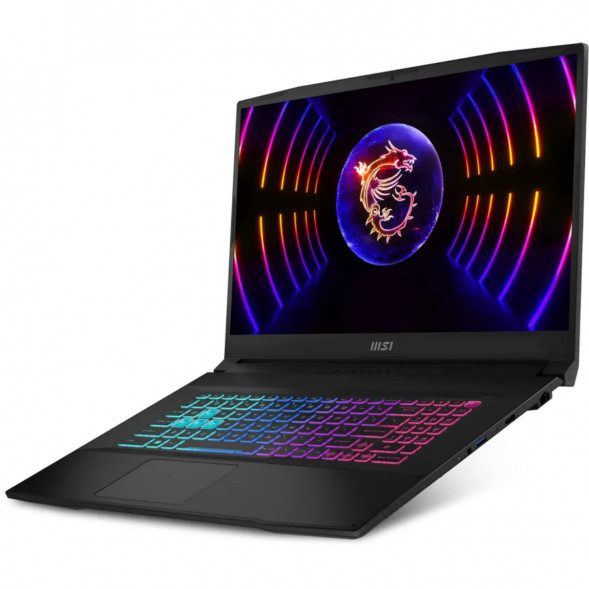 Ноутбук MSI Katana 17 B13VEK-1624XRUY (17.3&amp;quot;, IPS, Intel Core i5 13420H 2.1ГГц, 8 ядер, 16ГБ DDR5, 512ГБ SSD, NVIDIA GeForce RTX 4050 - 6 ГБ, без ОС), черный в Кирове