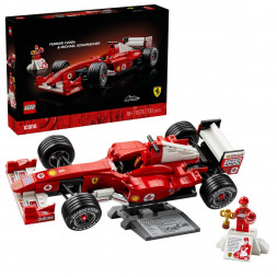 Конструктор LEGO Icons 11375 Ferrari F2004 и Михаэль Шумахер