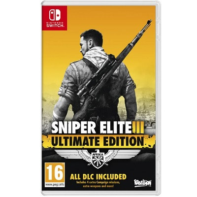 Игра Sniper Elite 3 Ultimate Edition для Nintendo Switch, картридж в Кирове