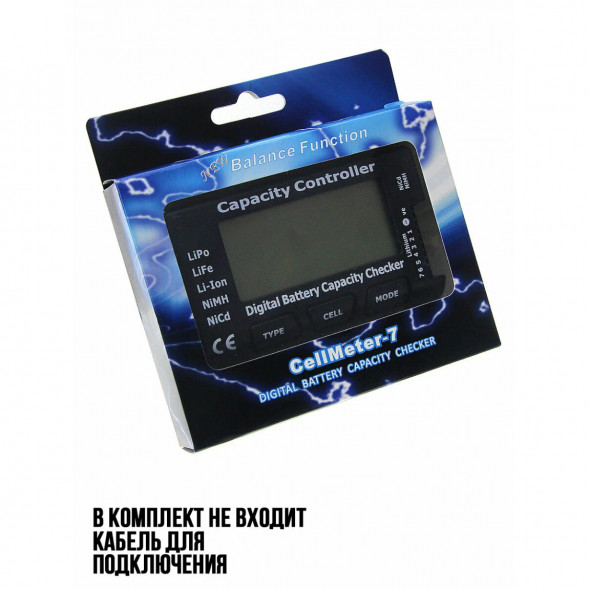 Тестер ёмкости аккумулятора CellMeter-7 с функцией балансировки ячеек в Кирове