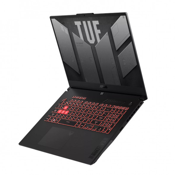 Ноутбук ASUS TUF Gaming A17 FA707NUG-HX156 (17.3&amp;quot;, IPS, 6 ядер, AMD Ryzen 7 7445HS 3.2 ГГц, 16 ГБ DDR5, SSD 512 ГБ, NVIDIA GeForce RTX 4050 - 6 ГБ, без ОС), черный в Кирове