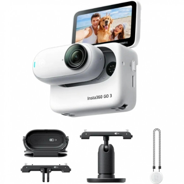 Экшн-камера Insta360 GO 3 Action Kit 64 GB, Arctic White в Кирове