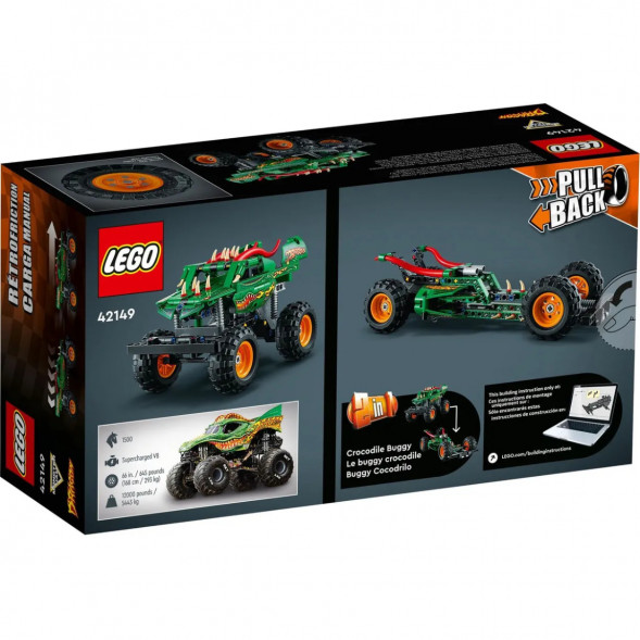 Конструктор LEGO Technic 42149 Монстер Джем «Дракон» в Кирове