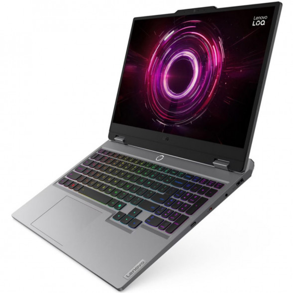 Ноутбук Lenovo LOQ 15AHP10 (83JG003DPB) (15.6&amp;quot;,  IPS, AMD Ryzen 5 220, 6 ядер, 16 ГБ DDR5, SSD 512 ГБ, NVIDIA GeForce RTX 5050 - 8 ГБ, без ОС), серый в Кирове