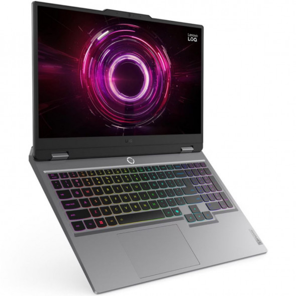 Ноутбук Lenovo LOQ 15AHP10 (83JG003DPB) (15.6&amp;quot;,  IPS, AMD Ryzen 5 220, 6 ядер, 16 ГБ DDR5, SSD 512 ГБ, NVIDIA GeForce RTX 5050 - 8 ГБ, без ОС), серый в Кирове