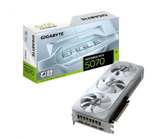 Видеокарта Gigabyte RTX 5070 EAGLE OC ICE SFF 12G, 12 Гб GDDR7 в Кирове
