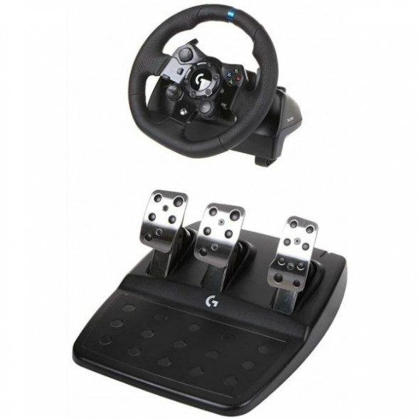 Комплект Logitech G923 Trueforce (PC, Xbox Series X, S, One), черный в Кирове