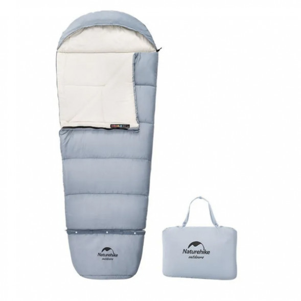 Спальный мешок Naturehike C180 (190x75см), голубой в Кирове