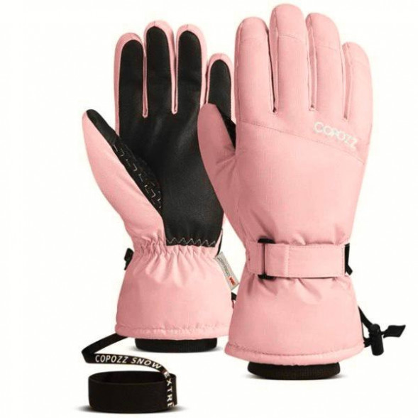 Перчатки горнолыжные сноубордические Copozz (розовый, M) в Кирове