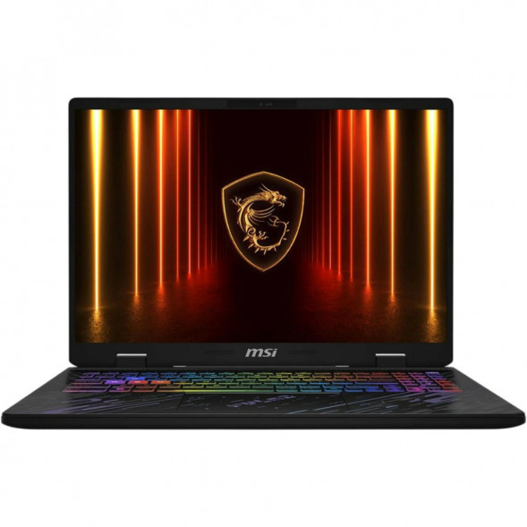 Ноутбук игровой MSI Pulse A16 AI+ C3HWGKG-030XRU (16&amp;quot;, IPS, AMD Ryzen AI 7 350 2ГГц, 8 ядер, 32ГБ DDR5, 1ТБ SSD, NVIDIA GeForce RTX 5070, TGP 115Вт, FreeDOS) черный в Кирове