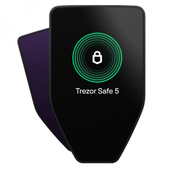 Аппаратный криптокошелек Trezor Safe 5, Violet Ore в Кирове