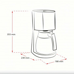 Кофеварка капельная Melitta Enjoy Top Therm, черная