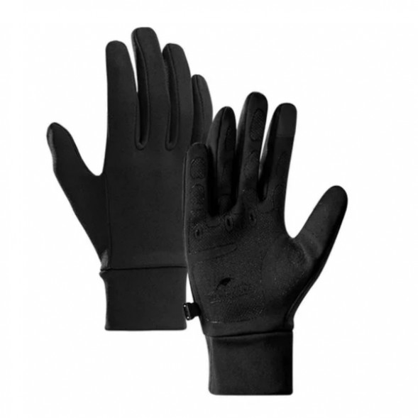 Перчатки сенсорные спортивные Naturehike Outdoor Full Touch GL10 (черный, L) в Кирове