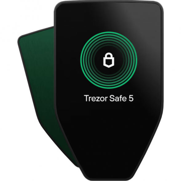 Аппаратный криптокошелек Trezor Safe 5, Green Beryl в Кирове