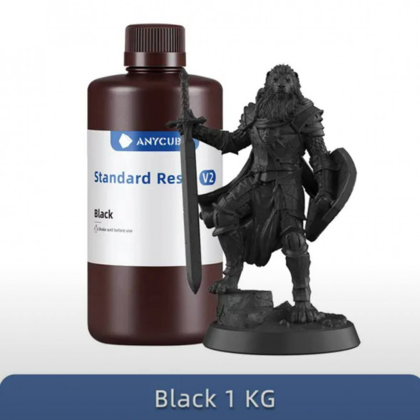 Смола для 3D печати ANYCUBIC Standart Resin V2 Black 1 Кг в Кирове