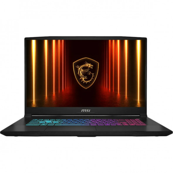 Ноутбук MSI Katana 17 HX B14WGK-274XRU (17.3&amp;quot;, IPS, Intel Core i7 14650HX 2.2ГГц, 16 ядер, 32ГБ DDR5, 1ТБ SSD, NVIDIA GeForce RTX 5070 - 8 ГБ, TGP 115Вт, без ОС), черный в Кирове