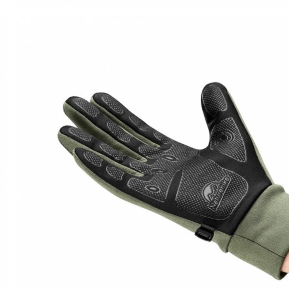 Перчатки сенсорные спортивные Naturehike Outdoor Full Touch GL10 (серый, L) в Кирове