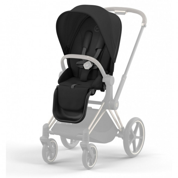 Коляска 2 в 1 Cybex Priam IV Sepia Black, шасси Rosegold в Кирове