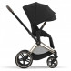 Коляска 2 в 1 Cybex Priam IV Sepia Black, шасси Rosegold в Кирове