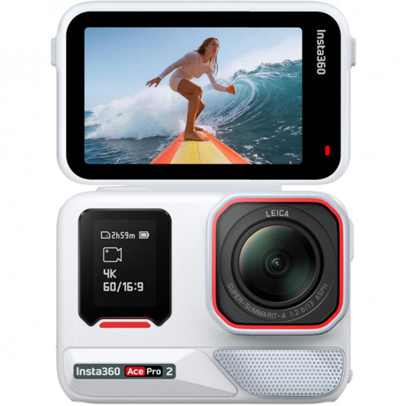 Экшн-камера Insta360 Ace Pro 2 Single Battery Xplorer Bundle, Arctic White в Кирове