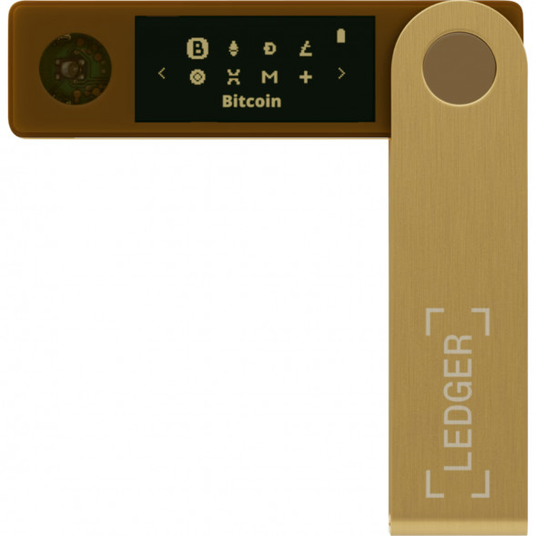 Аппаратный криптокошелек Ledger Nano X, Gold в Кирове