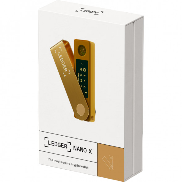 Аппаратный криптокошелек Ledger Nano X, Gold в Кирове