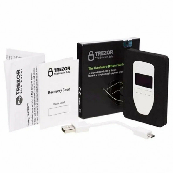 Аппаратный криптокошелек Trezor One, White в Кирове