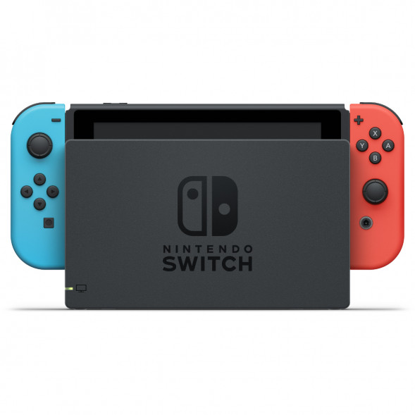 Игровая приставка Nintendo Switch OLED 64 ГБ, неоновый синий/неоновый красный в Кирове