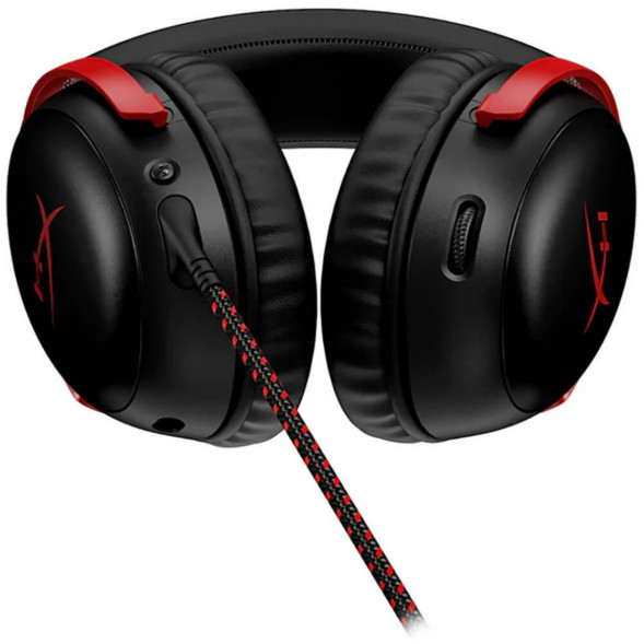 Компьютерная гарнитура HyperX Cloud III проводная, чёрный/красный в Кирове