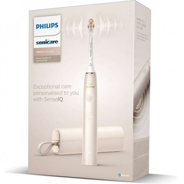 Звуковая зубная щетка Philips Sonicare 9900 Prestige HX9992, золотистое шампанское в Кирове