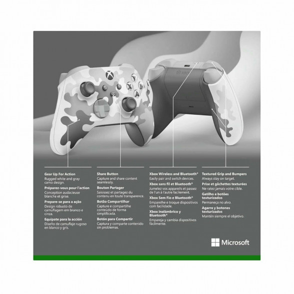 Геймпад Microsoft Xbox Series Controller, Arctic Camo в Кирове