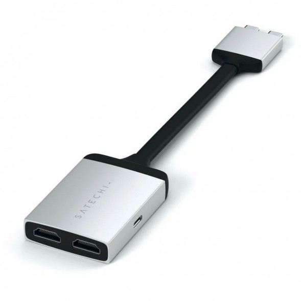 Адаптер Satechi USB-C Dual 4K HDMI Adapter (2xHDMI, USB Type-C) в Кирове