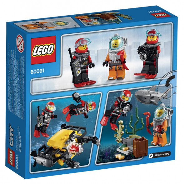 Конструктор LEGO City Deep Sea Explorers 60091 Исследование морских глубин в Кирове
