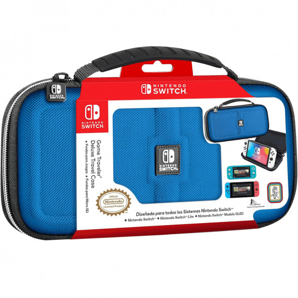 Чехол BIG BEN Deluxe для Nintendo Switch/OLED/Lite, синий в Кирове