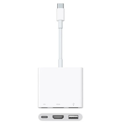 Адаптер Apple USB-C Digital AV Multiport Adapter, бел, MUF82ZM/A в Кирове