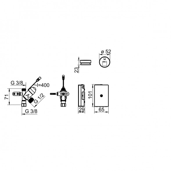 Электронный клапан для стиральной или посудомоечной машины Oras (272100) в Кирове