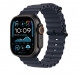 Ремешок Apple Watch 49мм Navy Ocean Band - Black Titanium Finish (MYPA3) в Кирове